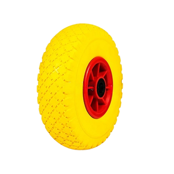 Колесо 10×3.00-4/20 на пенном шине, Ø260×75 мм, до 100 кг, подшипник 20×35×10 RS