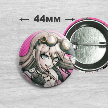 Значок Миу Ирума из аниме Данганронпа / Danganronpa. №5. 44мм