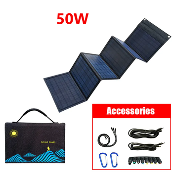 Складная солнечная панель PowerMe PRO Solar Charger 50W