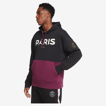 Худи Air Jordan PSG Paris Saint-Germain Fleece Pullover Hoodie «Bordeaux» CK9773-010 (размер S)