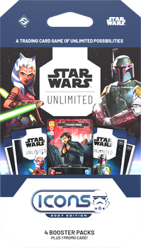 Набір карт Fantasy Flight Games Star Wars: Unlimited Card Game - Icons 2027 Edition - 4 Booster Pack 12 шт. (841333141356)