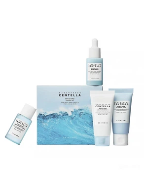 Набор для лица SKIN1004 Madagascar Centella Hyalu-Cica Travel Kit для интенсивного увлажнения кожи 120 мл