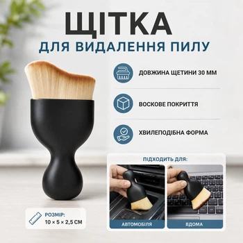 Щетка StopDust для удаления пыли дома и авто, 2 штуки