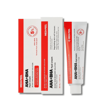Крем-пилинг для лица восстанавливающий с кислотами Medi-Peel AHA BHA 28 Days Hyal Cream 30 мл
