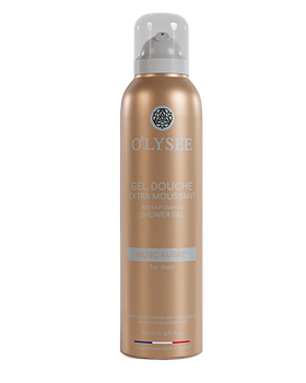 Гель-піна для душу з мускусним ароматом для чоловіків O’lysee Musc Ambre Extra Foaming Shower Gel 200 мл