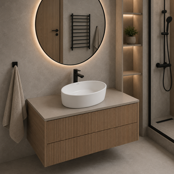 Раковина накладная Mixxus Premium BEVEL-0106 500х355х140mm (MP6546)