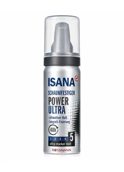 Мус для волосся ультрасильної фіксації Isana Power Ultra 75 мл
