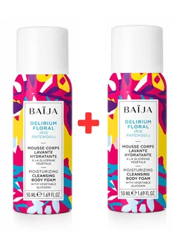 Набір пінок для душу Baija Delirium Floral Iris & Patchouli 50 мл + 50 мл (1+1 у подарунок)