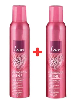 Набір лаку для волосся I Am Glamorous Shine 4 250 мл + 250 мл (1+1 у подарунок)