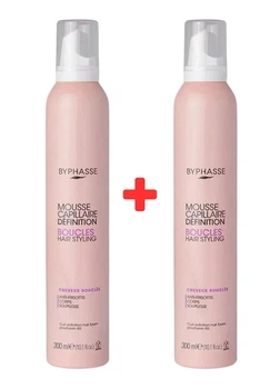 Набір мусів для кучерявого волосся Byphasse Mousse Coiffante Activ Boucles 300 мл + 300 мл (1+1 у подарунок)