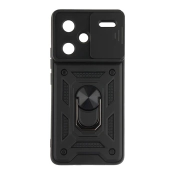 Чохол накладка Guard Shield Armor з кільцем для Xiaomi Redmi Note 13 Pro+ 5G, Сяомі Редмі Нот 13 Про Плюс Black