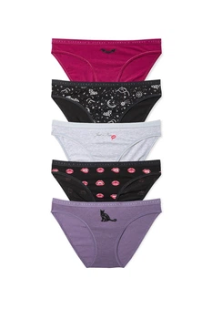Набор трусиков 5 шт слип Victoria's Secret 2(S) Микс (155504)