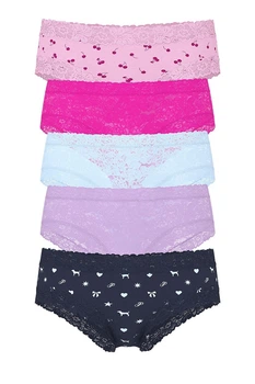 Трусики слип Victoria's Secret 1(XS) Микс (135194)