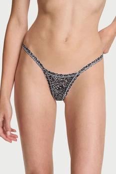 Трусики стринг Victoria's Secret 3(M) Серый (155516)