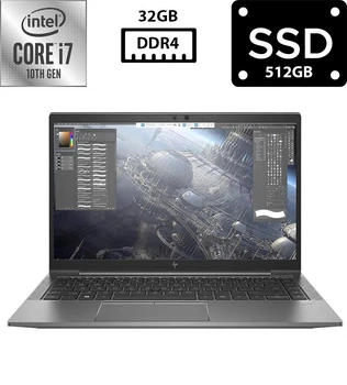 Ноутбук Hewlett Packard ZBook Firefly 14 G7 14” IPS 1920x1080 Core i7-10510U 1.80GHz 32GB DDR4 SSD 512GB Intel UHD Graphics Камера (HZFf14UG7R32S512A) Б/У