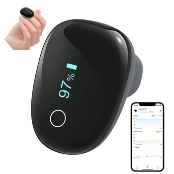 Пульсоксиметр HOLFENRY Kill JKS50G Bluetooth с аккумулятором для измерения SpO2 и пульса уценка