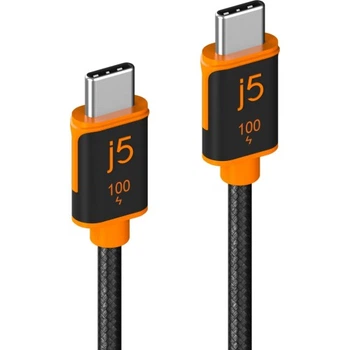 Дата кабель USB-C to USB-C 3.0m 100W (20V/5A) premium J5create (JUCX25L30-N) J5create JUCX25L30-N 1069394