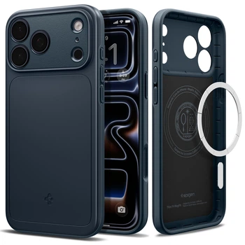 Чехол Spigen Thin Fit MagFit для iPhone 17 Pro Max Metal Slate (ACS10277)