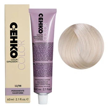 Крем-фарба перманентна стійка C:EHKO для волосся Permament Hair Color Explosion 12/98 Спеціальний блондин сандре фіолетовий 60 мл