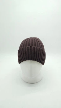 Шапка вязаная одинарная с отворотом 9286 Glory Kids 56-60 Шоколад