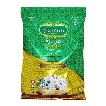 Рис басмати сорта 1121 экстрадовгозернистый Azizaa Platinum 1кг Azizza 8908010570044