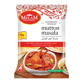 Суміш спецій для баранини та м'яса Mutton Masala 100г Melam 8901743020367