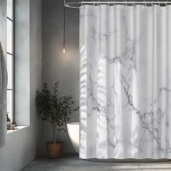 Шторка для ванной комнаты Spazio Noir Elegance 200х180 без колец