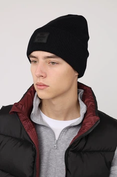 Шапка чоловіча YUKI чорний 58-60 ЦБ-00280607