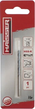 Сверло по металлу HAISSER HSS – 3.3х36х65мм DIN 338, уп. 1шт (21607)