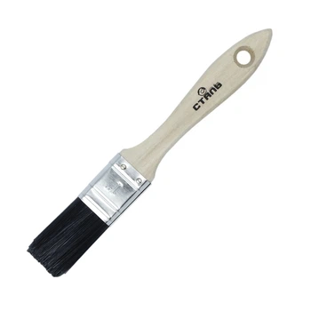 Кисточка для лака Сталь 1" натуральный ворс 34069 (94992)