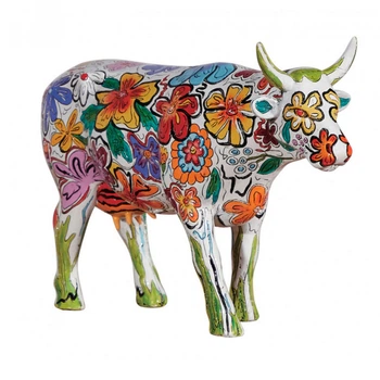 Коллекционная статуэтка Cow Parade корова Vaca Flora, Size L 30×9×20 см (46792)