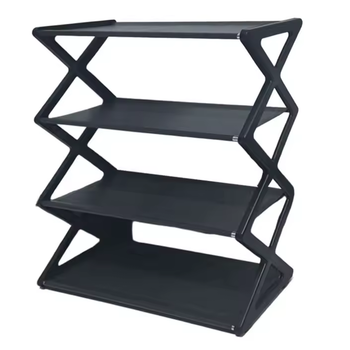 Чотириярусна полиця для взуття X-Type 42×18,5×49,5 см IX-black