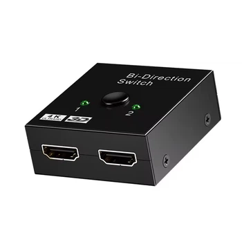 KVM свіч двонаправлений HDMI to 2x HDMI Bi-Direction Switch 4K 30Hz Black (500444)