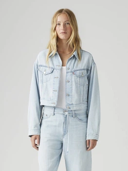 Джинсова куртка жіноча Levi`s 780790817 M Блакитна (1161810862)