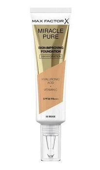 Тональна основа для лица Max Factor Miracle Pure Skin-Improving Foundation SPF 30 PA+++ 55 Beige, 30 мл