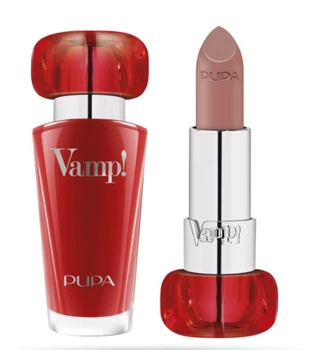 Помада Pupa Vamp!Lipstick Extreme Colour with Plumping treatment 101 Warm Nude, 35г