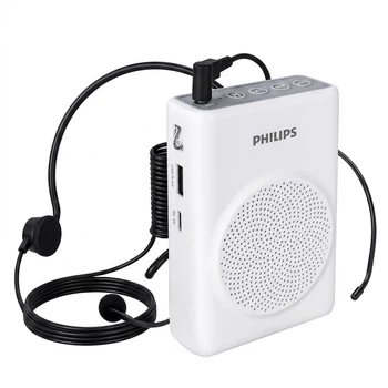Усилитель PHILIPS SBM507 Little Bee Bluetooth для учителей с микрофоном, белый