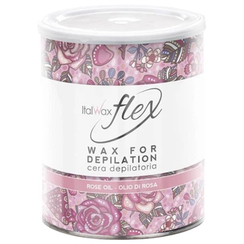 ItalWax FLEX Віск в банці "Rose Oil", 800 мл
