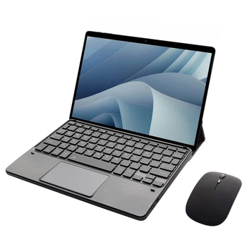 Клавиатура-подставка беспроводная Smart Keyboard + Мышка для Acer ETPad Ukr+Eng Black