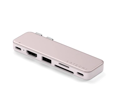 Хаб Satechi USB-C Snap Hub Multiport Blush (ST-HUSNP)