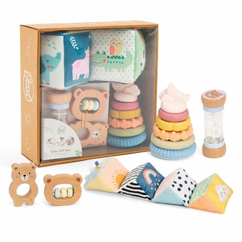 Розвивальний набір іграшок для немовлят Goodevas BabyBox 6-9 місяців
