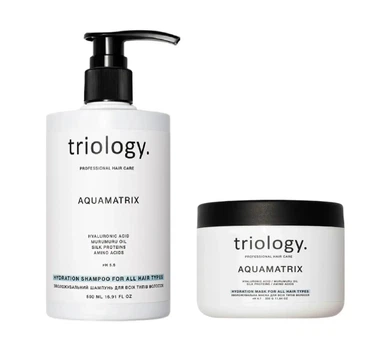 Набір для глибокого зволоження Aquamatrix Triology (шампунь + маска)