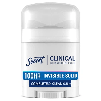 Дезодорант антиперспирант Secret Clinical Invisible Solid Completely Clean женский сухой 14 г