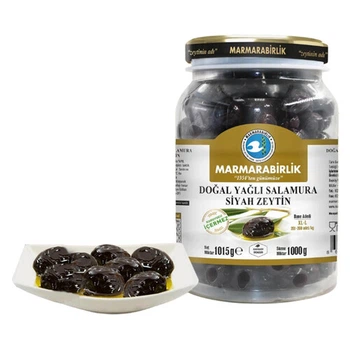 Чорні оливки Marmarabirlik Dogal Yagli Salamura Zeytin 1000г xs-2xs