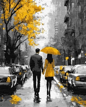 Malowanie po numerach Ideyka Romantycznymi uliczkami 40 x 50 cm (KHO8550) (4823104386018)