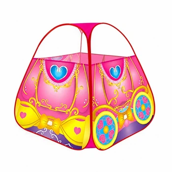 Детская палатка для девочки Пирамида Princess 99 × 80 × 80 см розовая MR 1116