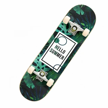 Дитячий скейтборд для початківців Scale Sports Hello Summer 78×19,5 см клен ABEC-7 до 80 кг