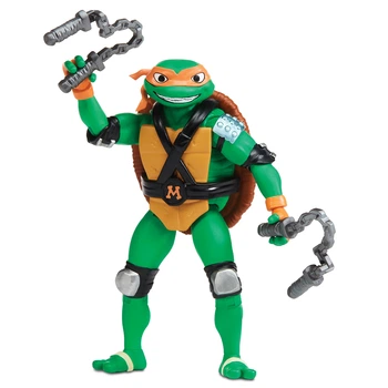 Игровая фигурка Черепашки-ниндзя TMNT Панцирный вихрь Майки 11,5 см с нунчаками 83831