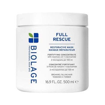 Маска BIOLAGE Hair Spa Restorative Mask FULL RESCUE для відновлення, зміцнення та ущільнення волосся з олією розмарину 500 мл