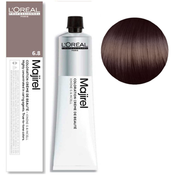 Фарба для волосся стійка L'Oreal Professionnel Majirel 6/8 темний блондин мокко 60 мл